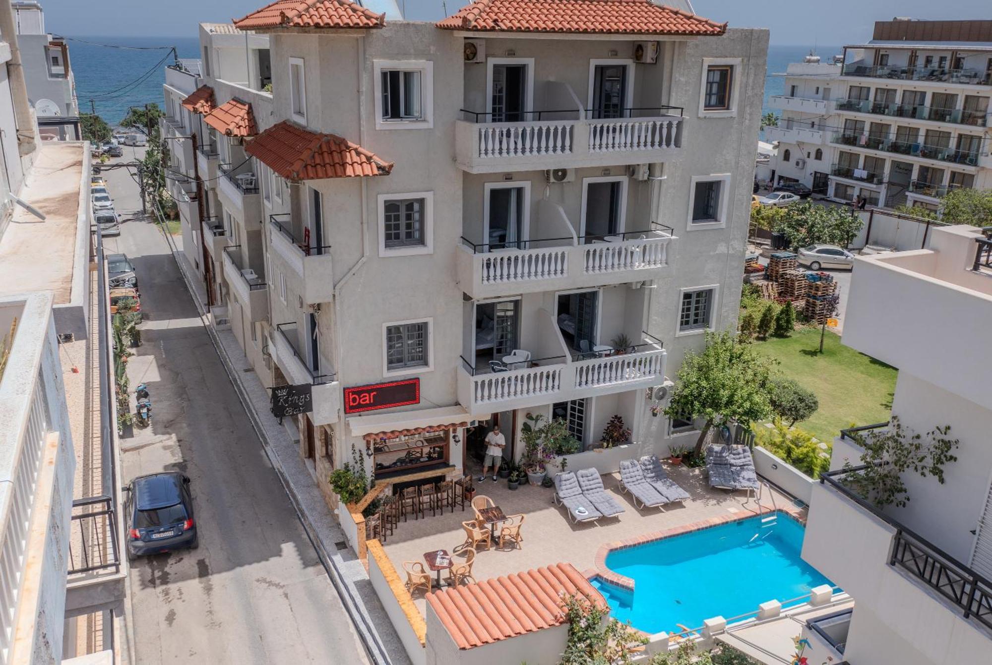 Kings Hersonissos Hotel & Apartments Exterior foto